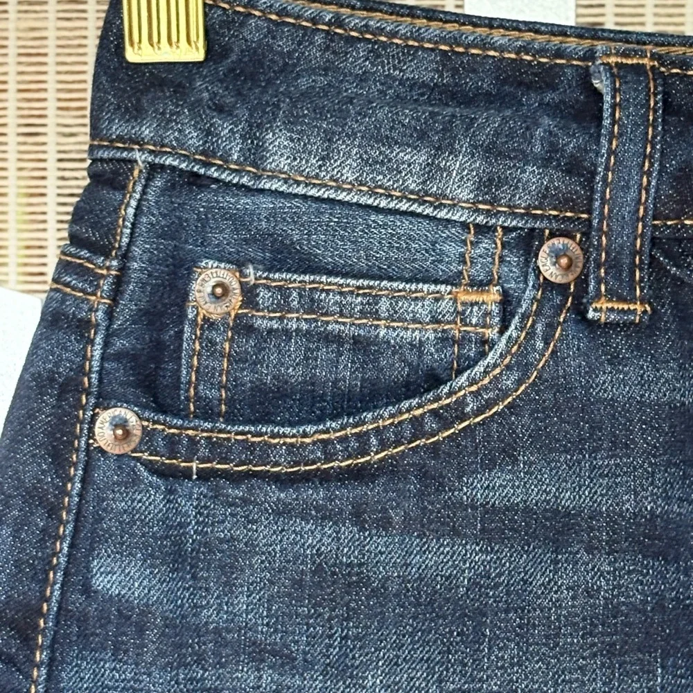 American Eagle Outfitters Dark Blue Denim Mini Skirt - Picture 2 of 9